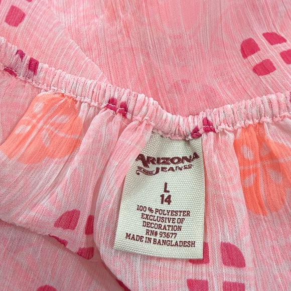 Pink and Orange girls Top - Picture 2 of 5